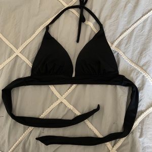 Black Victoria’s Secret Halter bikini top